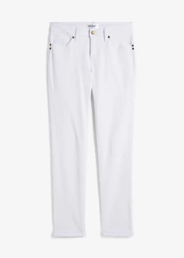 białe spodnie jeans