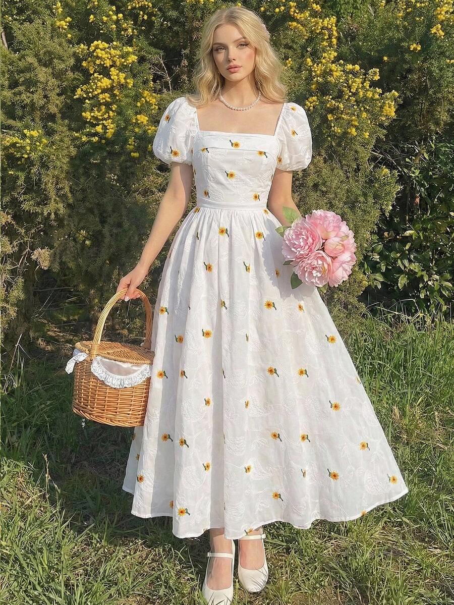 biała maxi sukienka