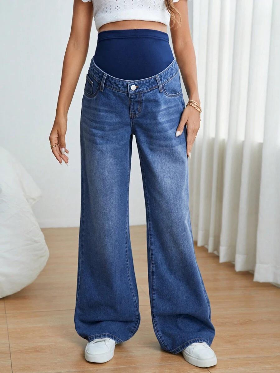 NIEBIESKIE SPODNIE JEANS 