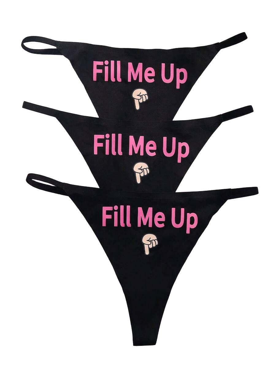 majtki stringi 3-pack
