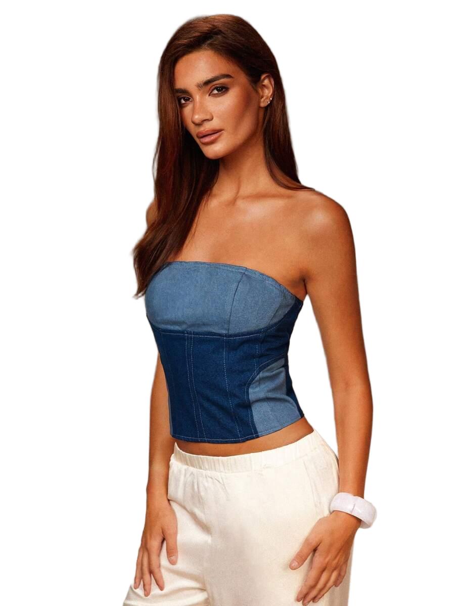 TOP JEANSOWY DAMSKI