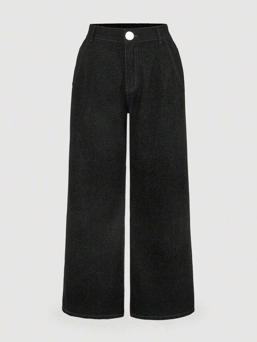 czarne spodnie jeans