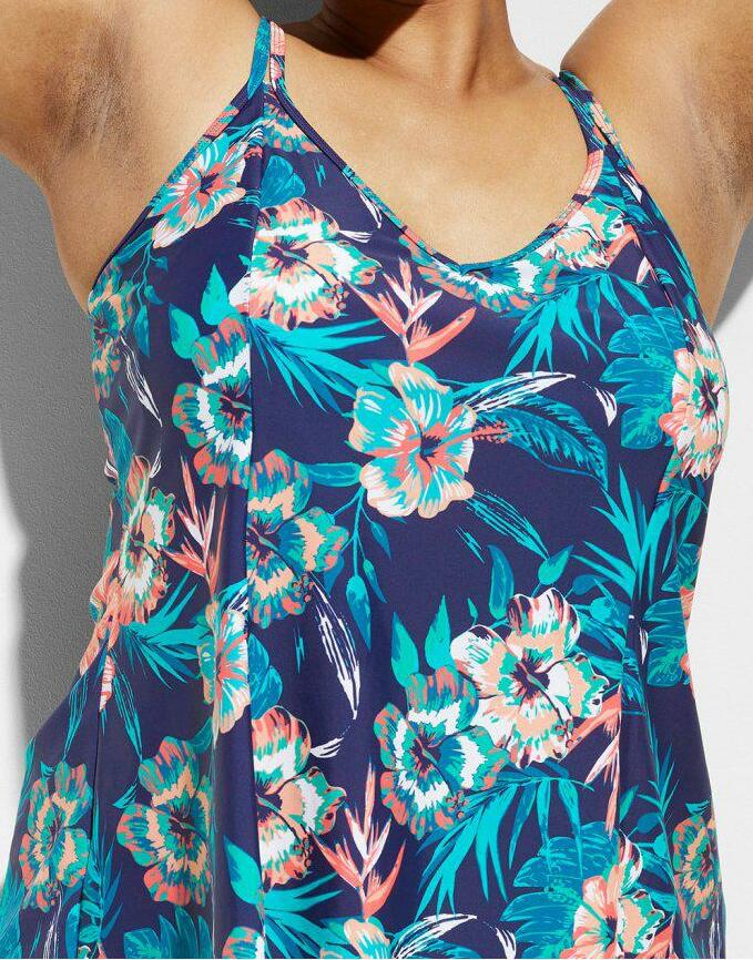 TANKINI 2 CZĘŚCIOWE ZE WZOREM