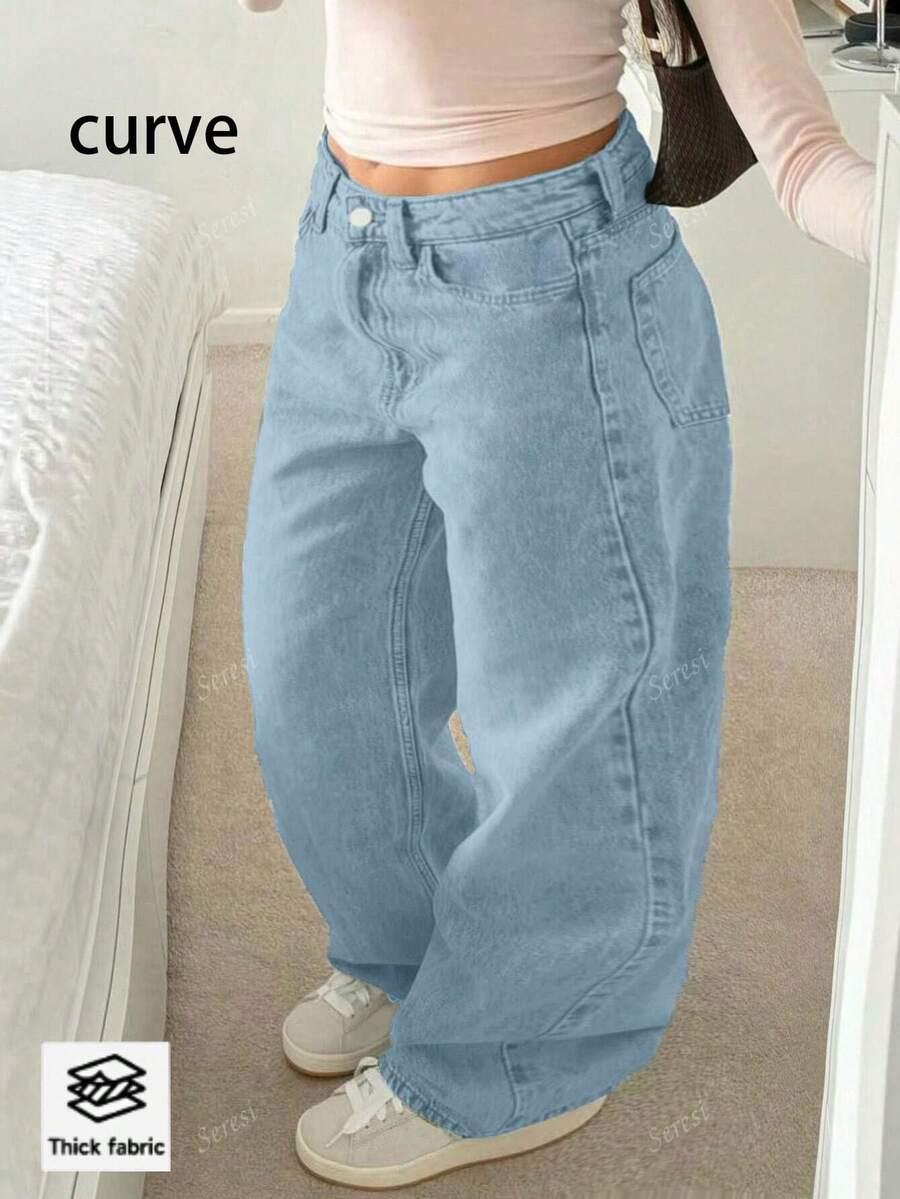 NIEBIESKIE SPODNIE JEANSOWE 