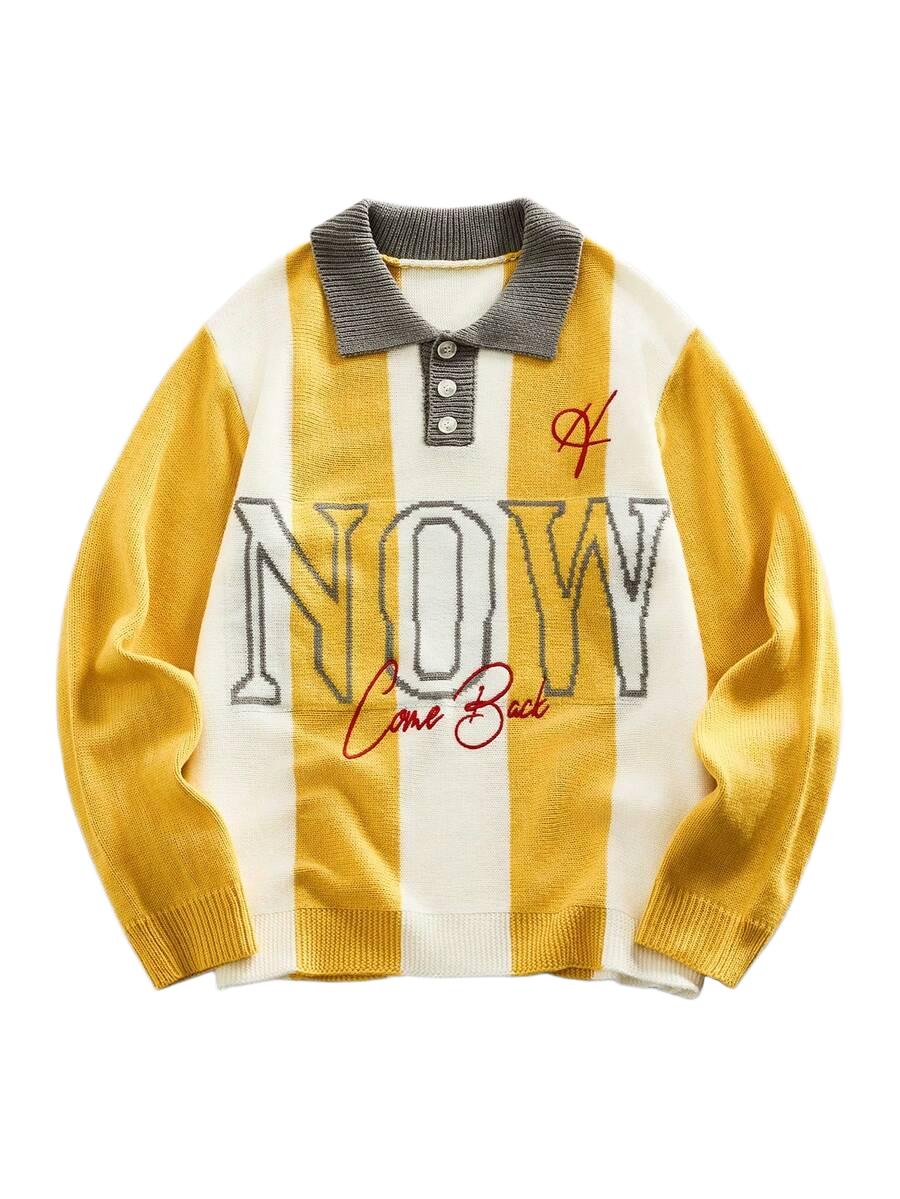 SWETER MĘSKI W PASKI
