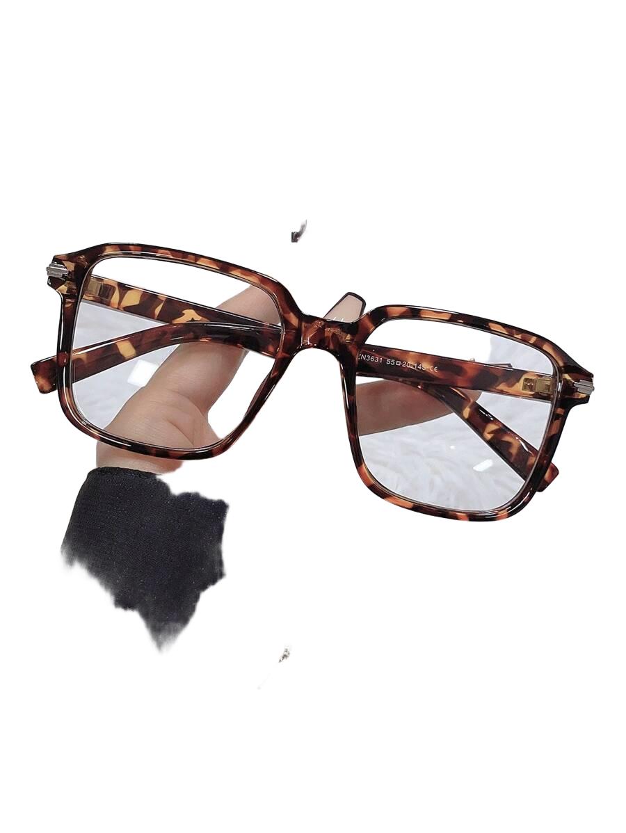 okulary zerówki animal print