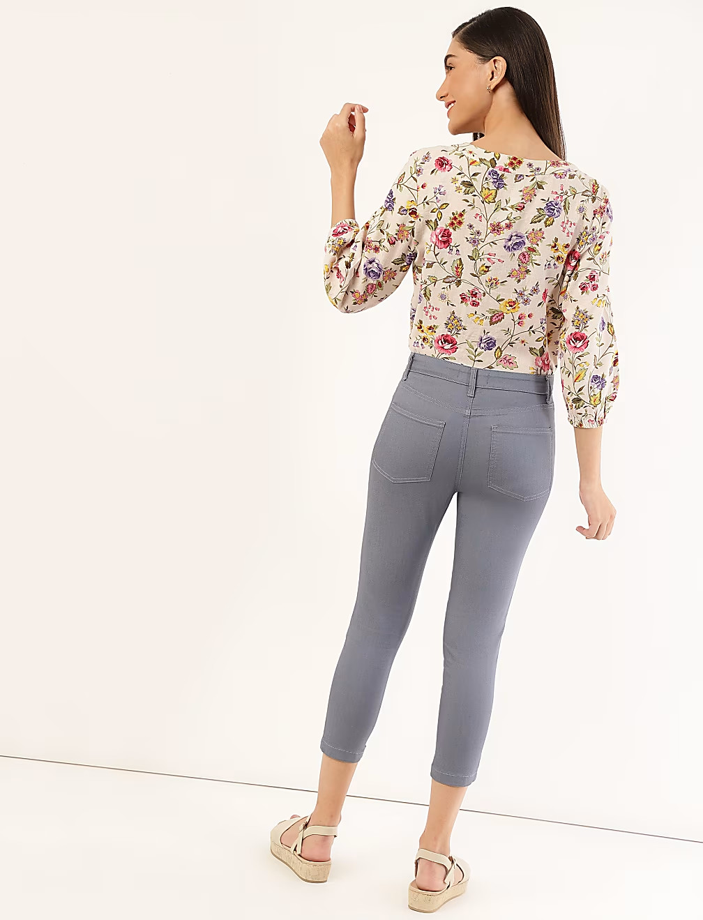NIEBIESKIE SPODNIE RURKI T57-9436K-BE