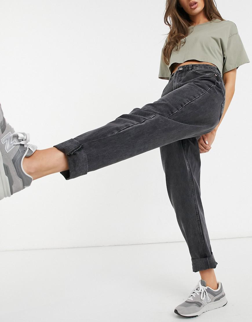 SPODNIE MOM JEANS 