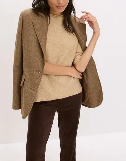 SWETER CEKINOWY Z KRÓTKIM RĘKAWEM 