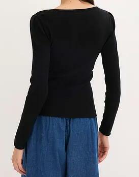 SWETER Z OZDOBNYM DETALEM