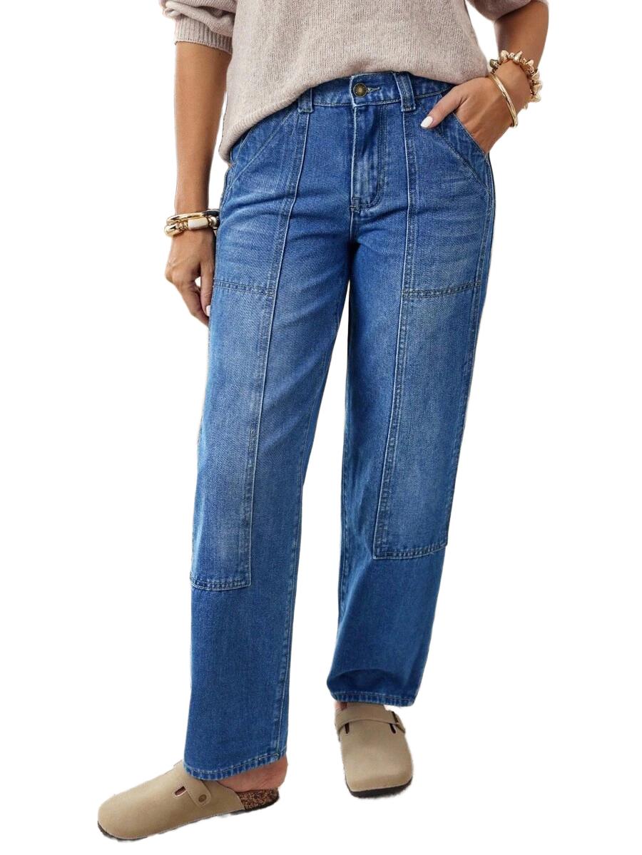 SPODNIE JEANSOWE MOM JEANS
