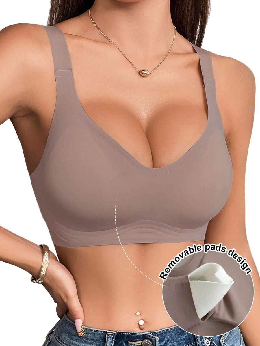 bezszwowy gładki biustonosz