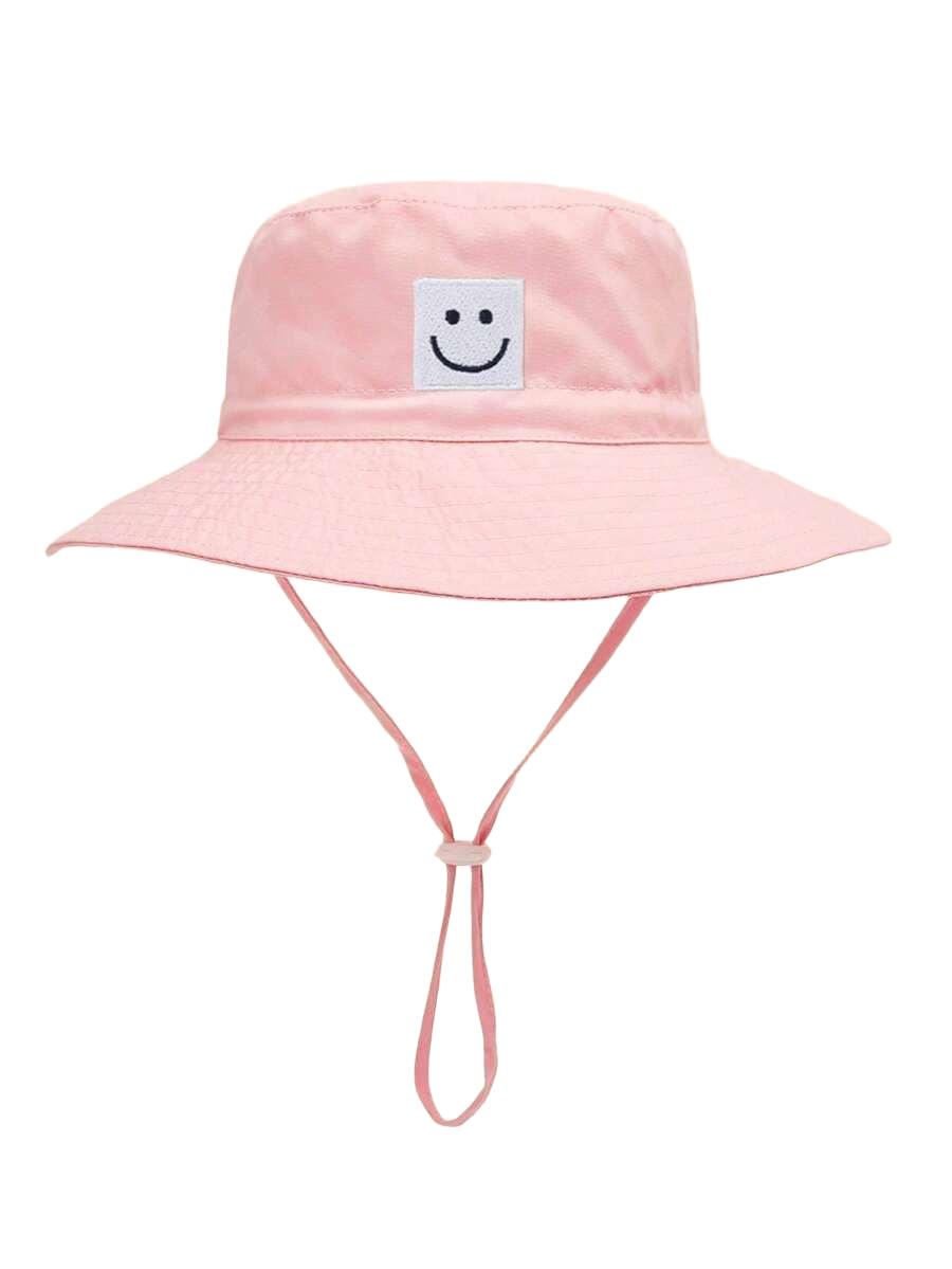 różowy kapelusz bucket