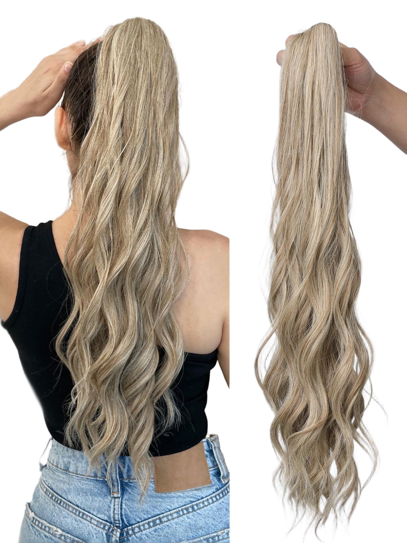blond kucyk klamra