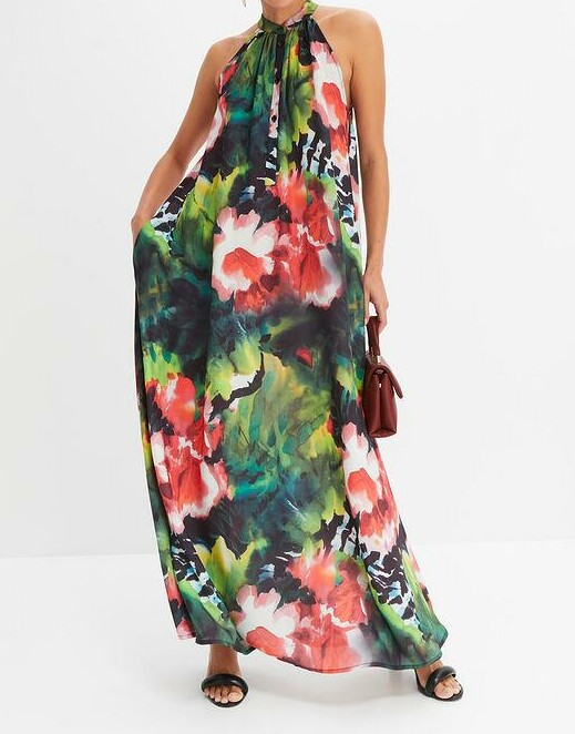 SUKIENKA WE WZORY MAXI