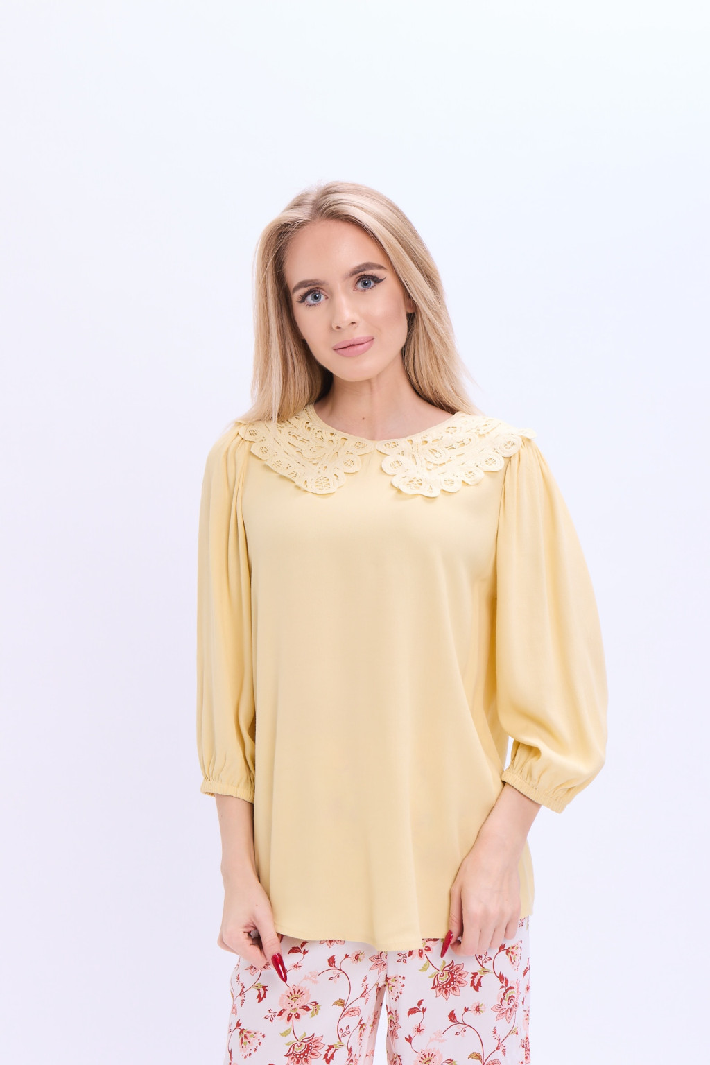 ŻÓŁTY TOP T43-2136K-SS