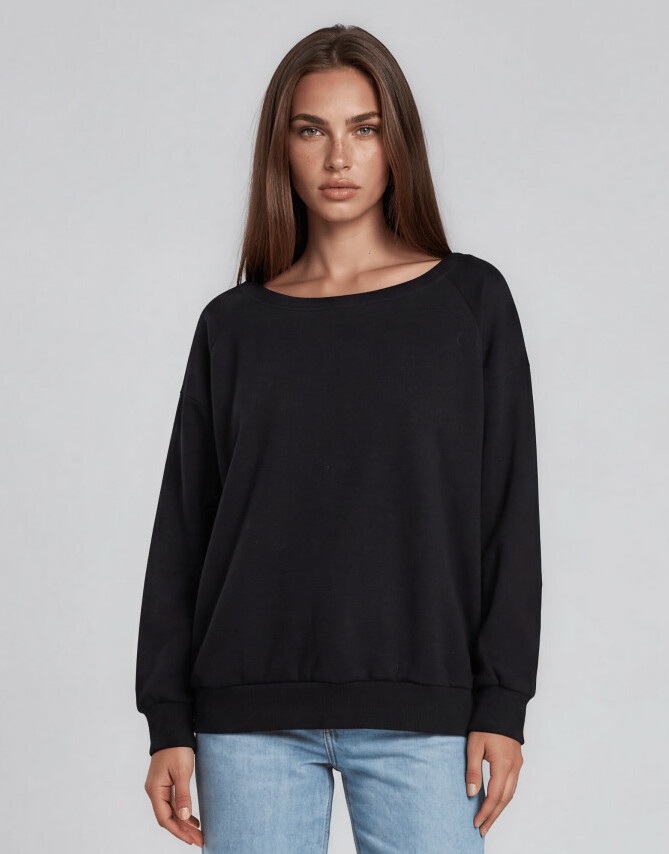 czarna bluzka basic