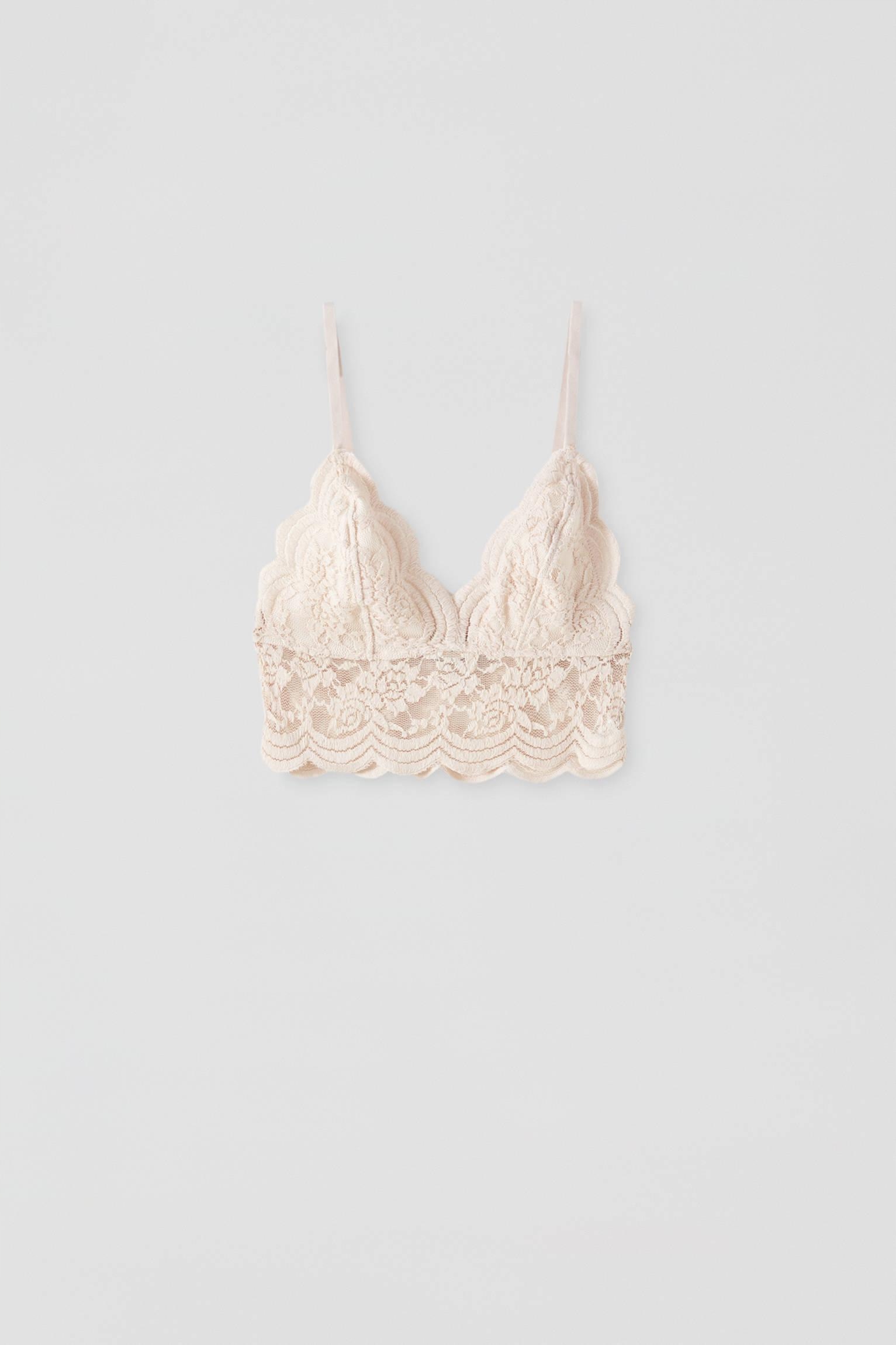 KORONKOWY TOP RAMIĄCZKA BRALETTE