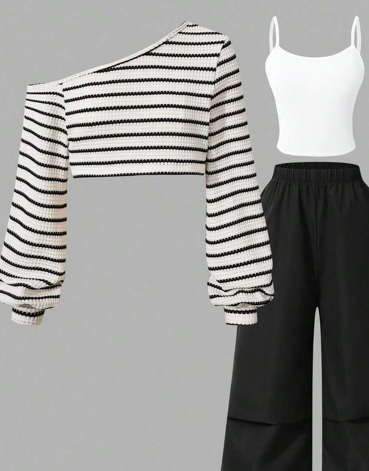 sweter top komplet