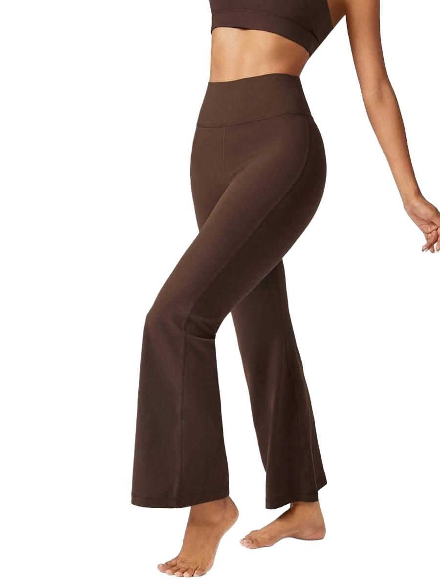 BRĄZOWE SPORTOWE LEGGINSY 
