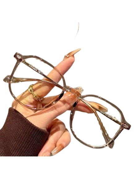 brązowe okulary zerówki 