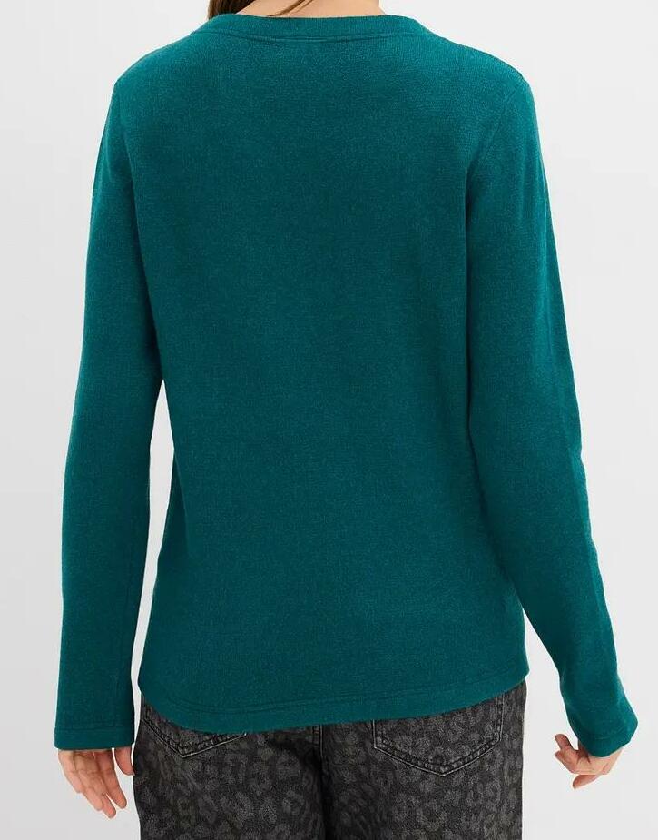 SWETER Z OKRĄGŁYM DEKOLTEM 