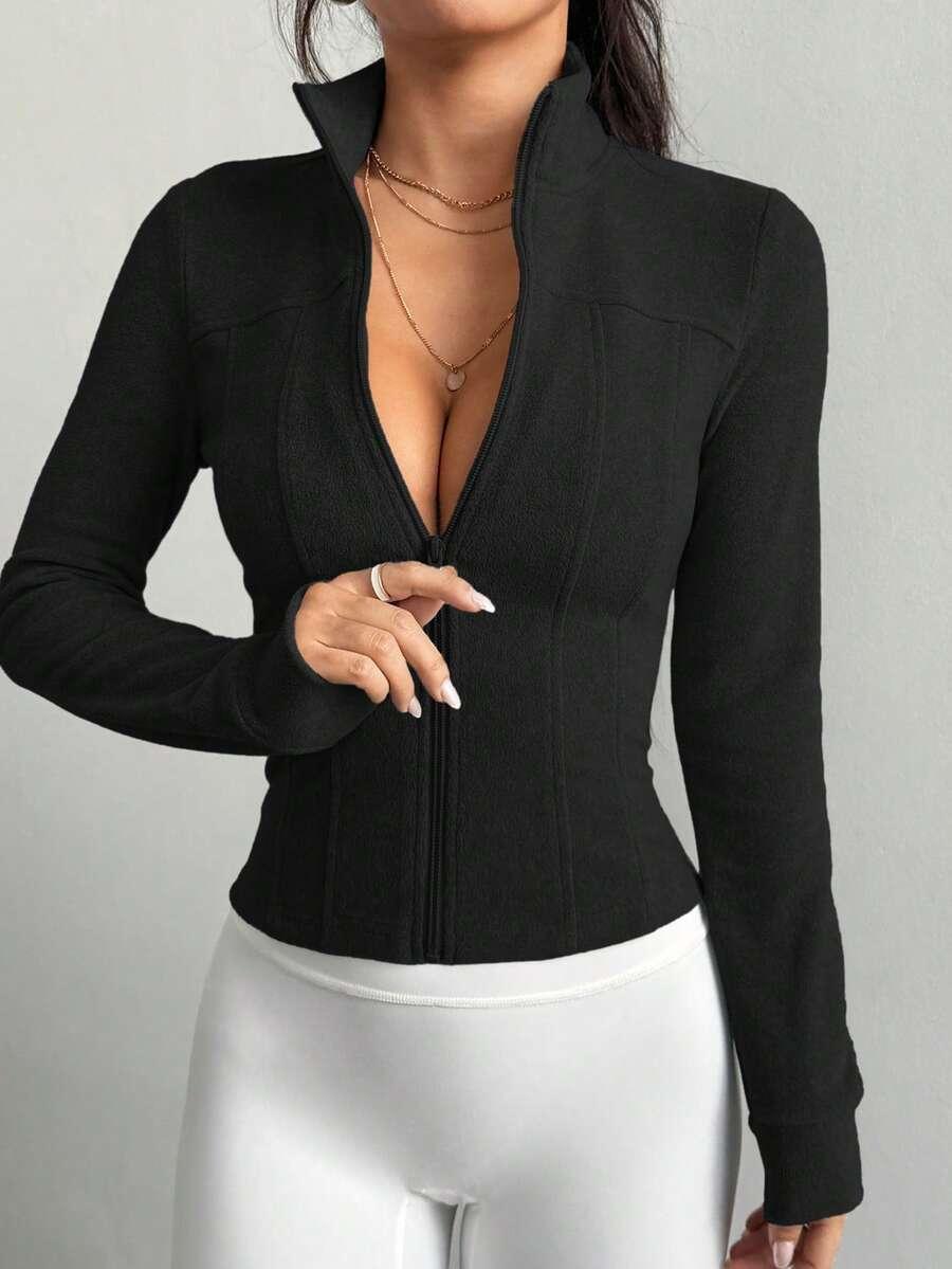 czarna bluza zamek