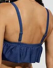 BIUSTONOSZ BIKINI GORSET W OPTYCE DŻINSU