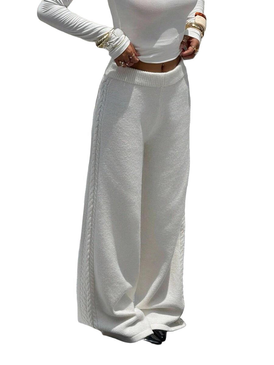 SPODNIE DAMSKIE CASUAL - PROSTE REGULAR