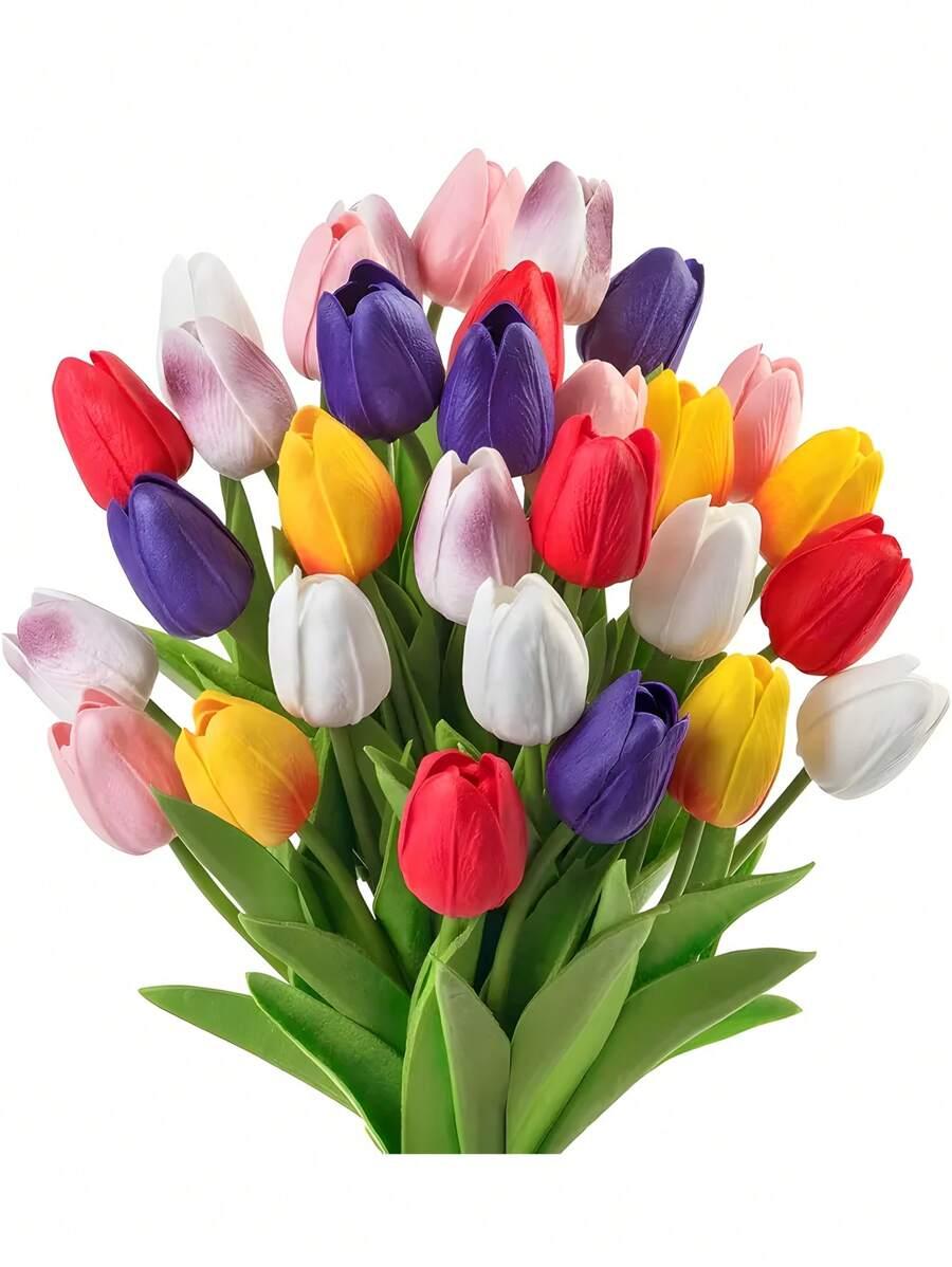 SZTUCZNE KWIATY TULIPANY 8 sztuk