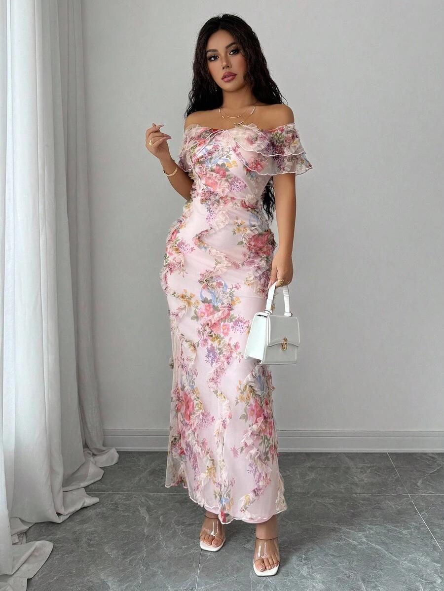 maxi sukienka w kwiaty