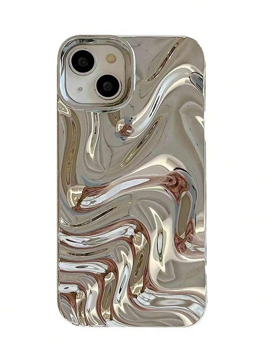 SREBRNE ETUI MA TELEFON IPHONE 16 PRO