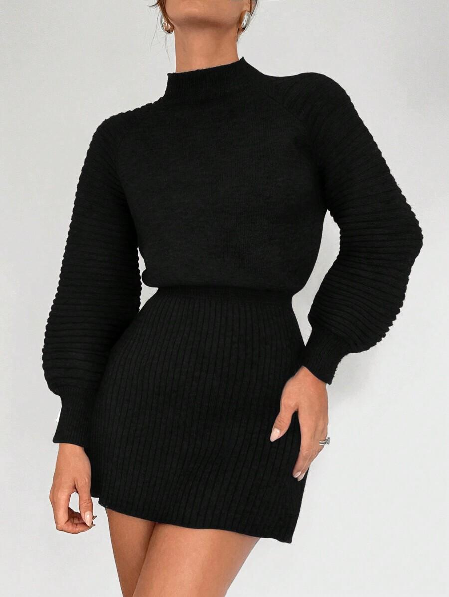 CZARNA SUKIENKA MINI