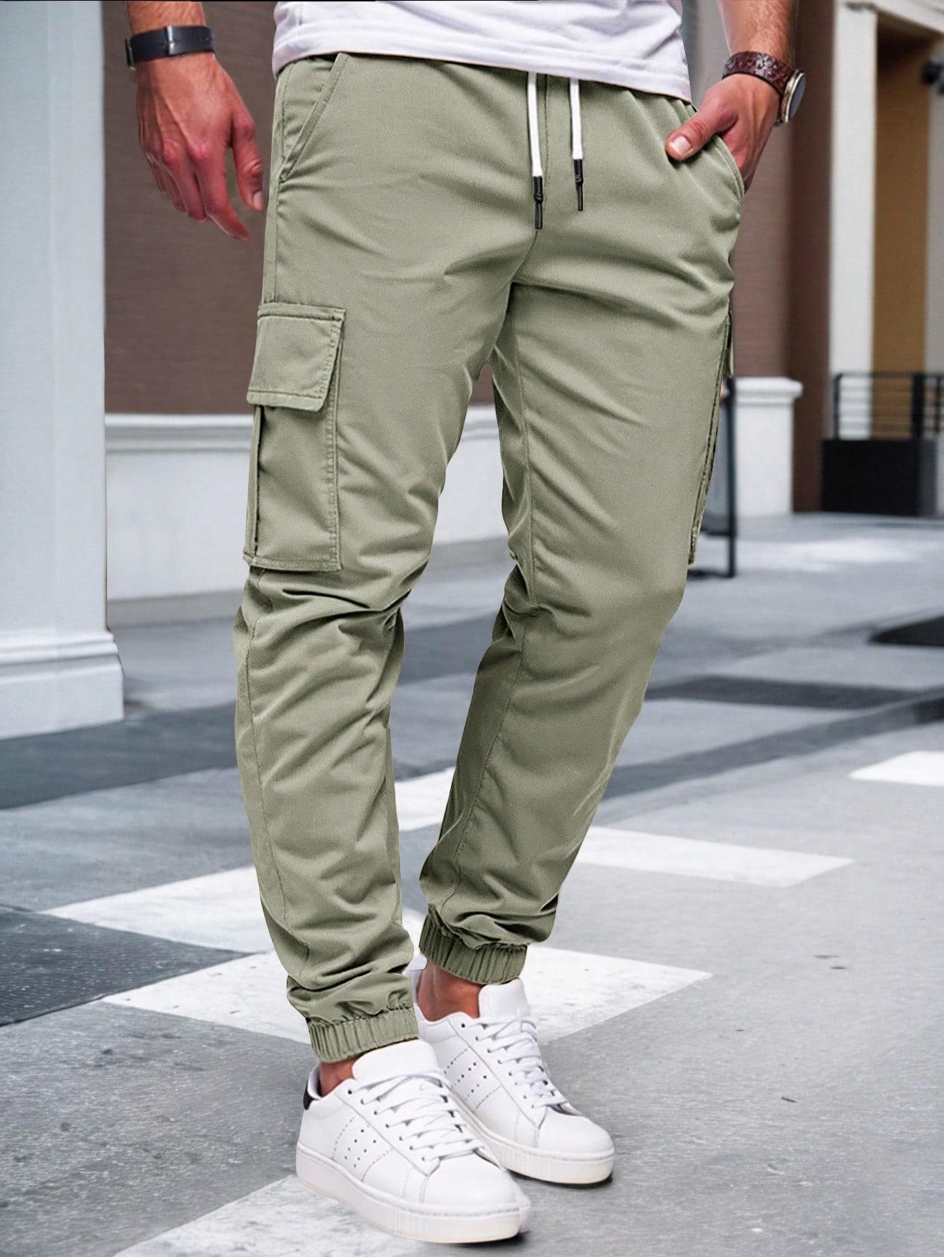 ZIELONE SPODNIE CASUAL
