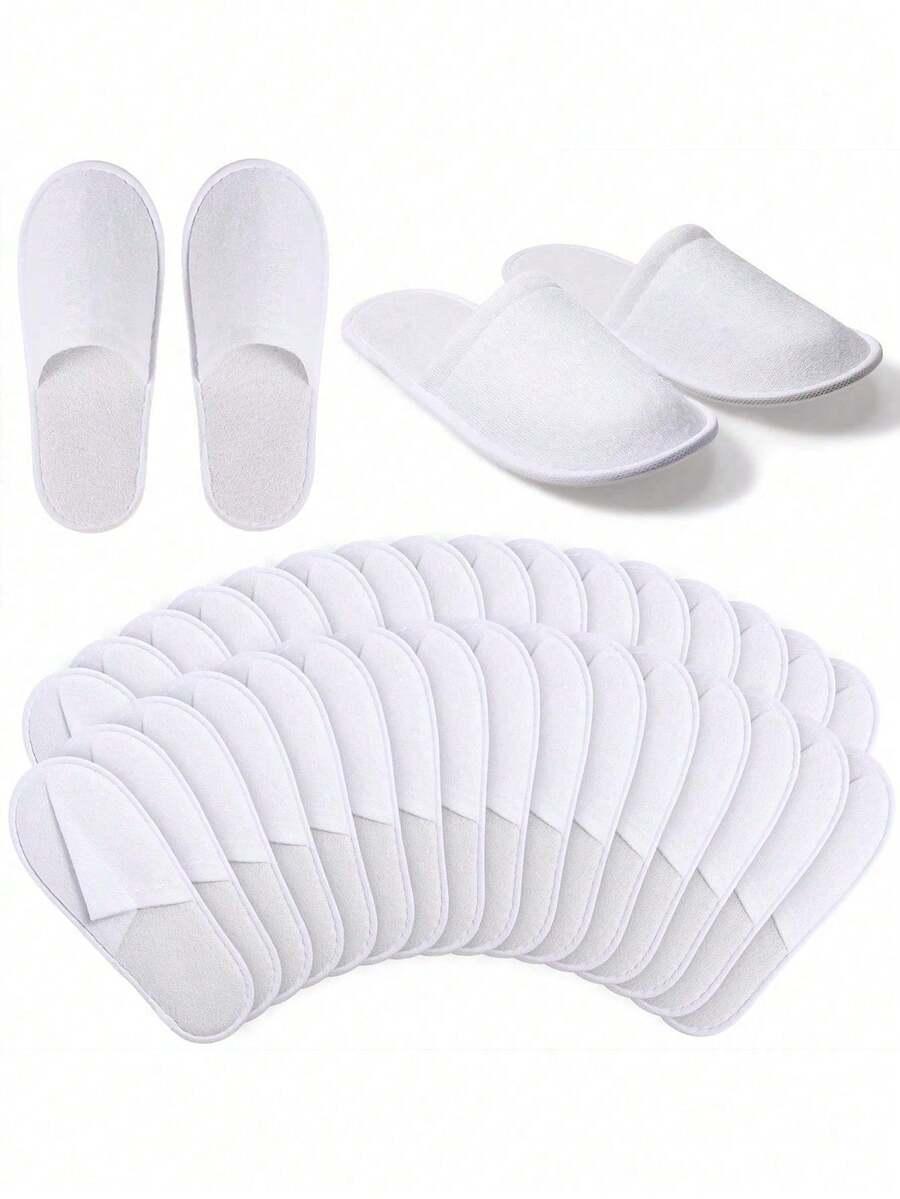 Jednorazowe białe kapcie 10-pack