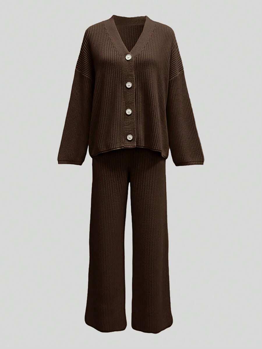 SWETER SPODNIE KOMPLET