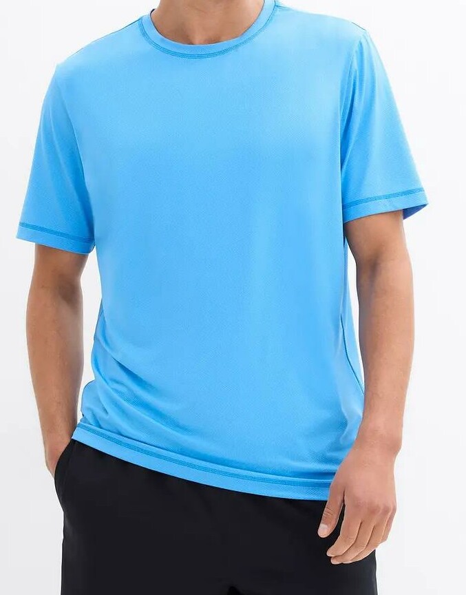 T-SHIRT MĘSKI Z OKRĄGŁYM DEKOLTEM