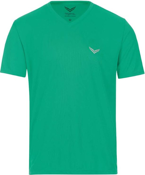 zielony t-shirt v-neck