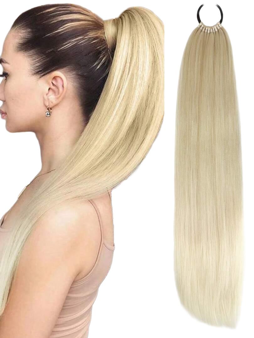 BLOND WŁOSY KUCYK