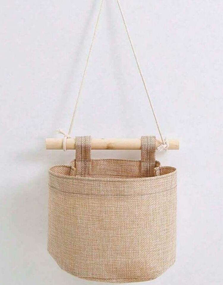 beżowy koszyk 2-pack