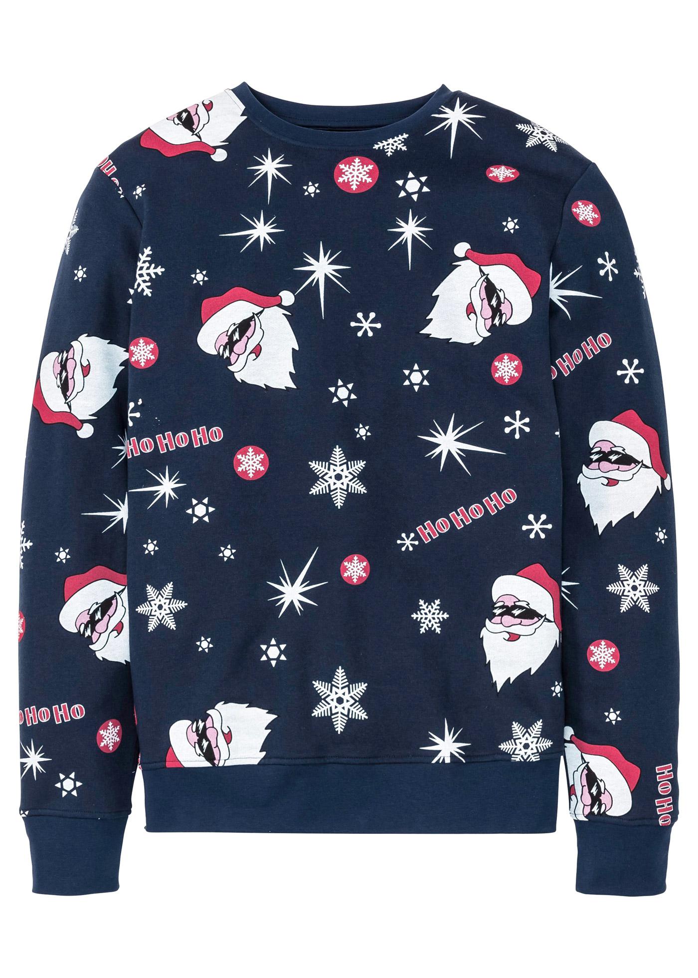 BLUZA Z NADRUKIEM ŚWIĄTECZNYM