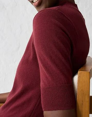 SWETER Z GOLFEM WOLL-MIX