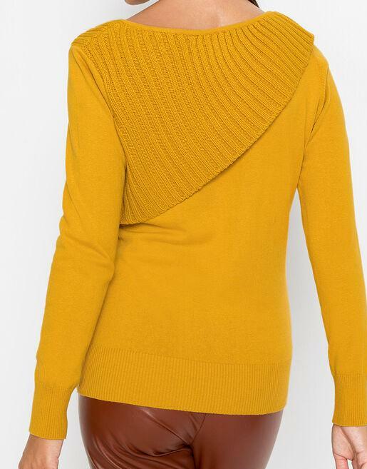 SWETER DAMSKI ZE WZOREM 