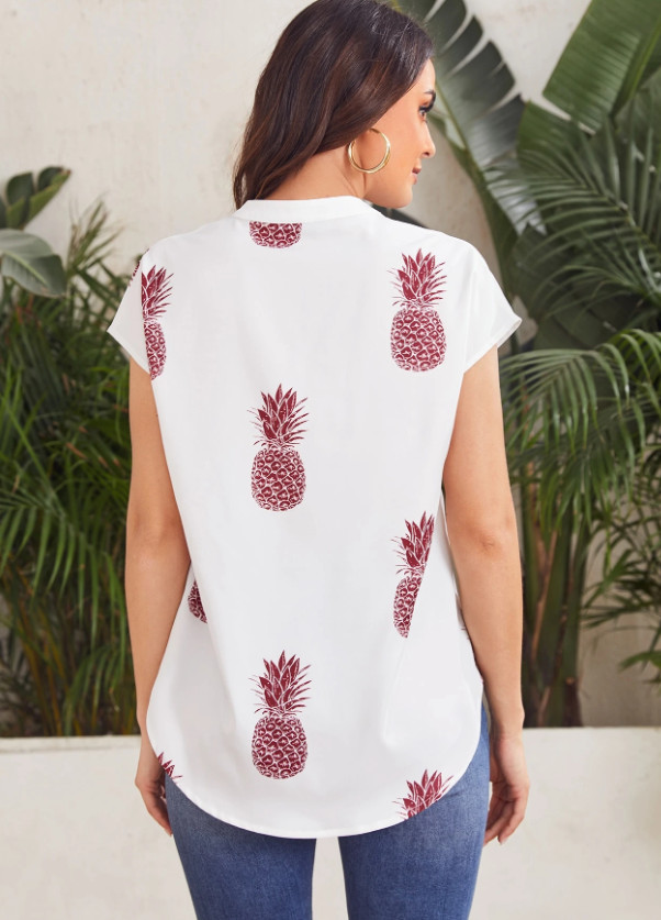 BLUZKA KRÓTKI RĘKAW PRINT