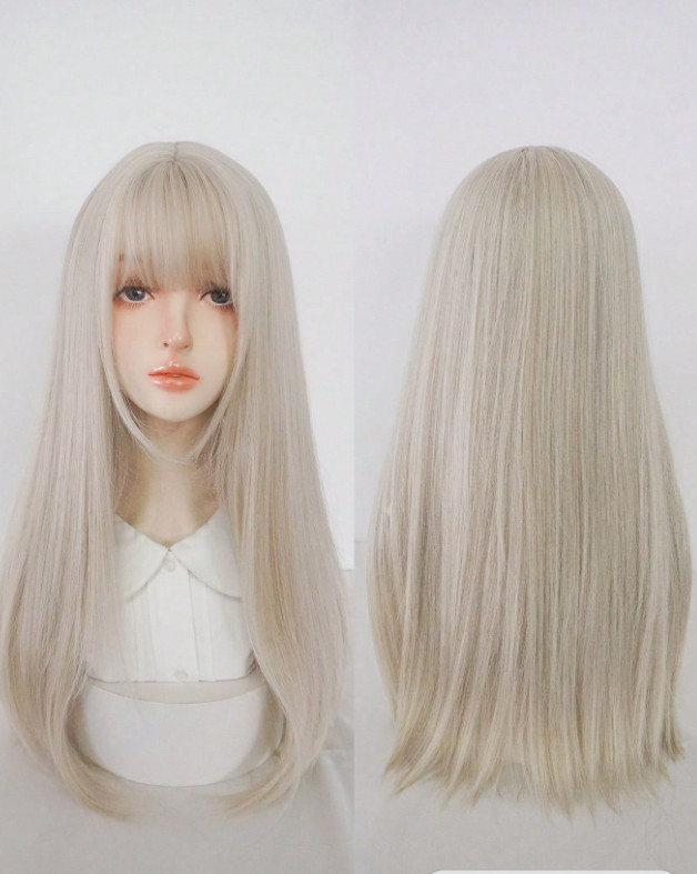 BLOND SYNTETYCZNE WŁOSY PERUKA