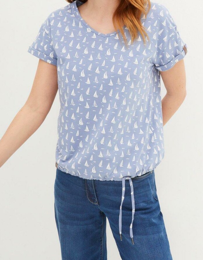 T-SHIRT DAMSKI PLUS SIZE Z NADRUKIEM