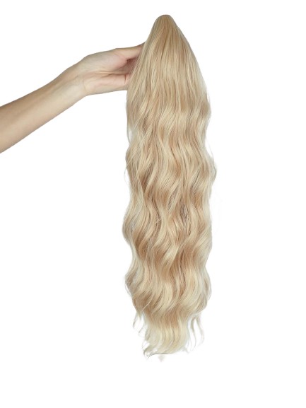 BLOND KUCYK WŁOSY SYNTETYCZNE