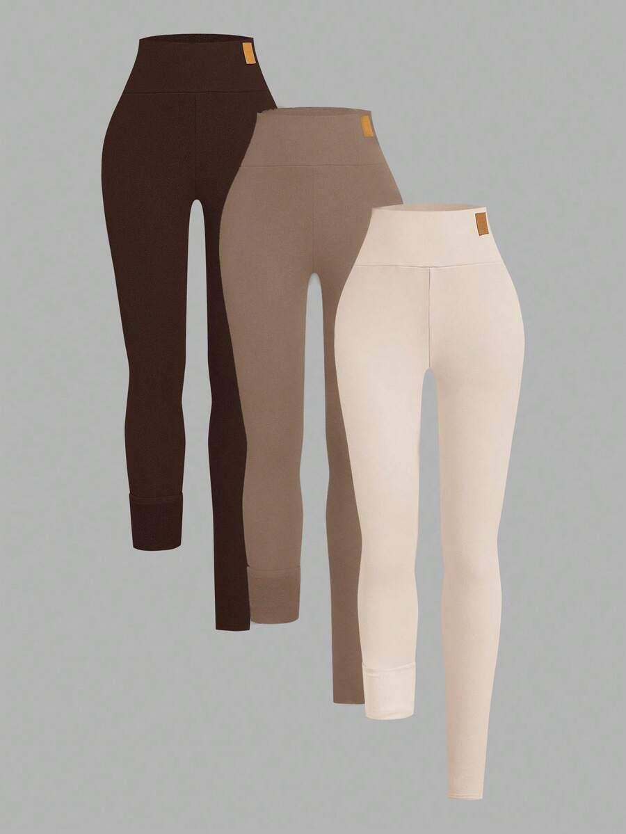 ocieplane legginsy 3-pack