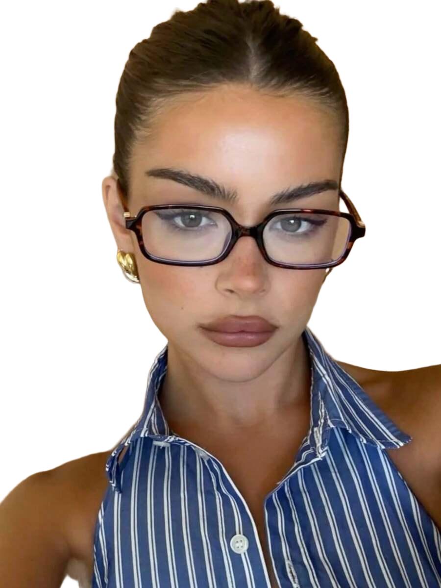 brązowe okulary zerówki