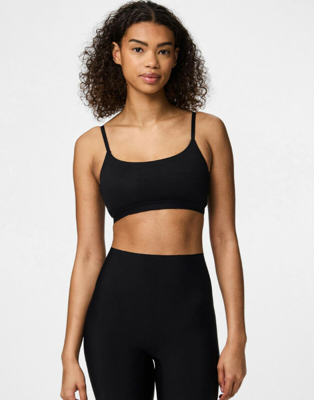 CZARNY MIĘKKI BIUSTONOSZ BRALETTE